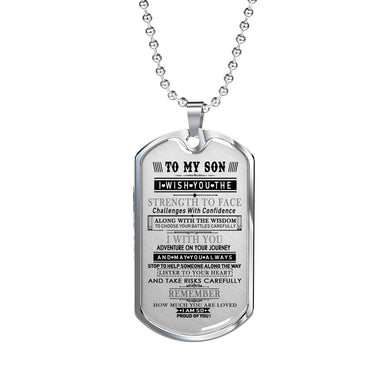 Father and Son Jewelry Love Dad Birthday Gifts, Christmas Gift Idea for Kids Lux